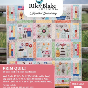 Machine Embroidery Prim Quilt
